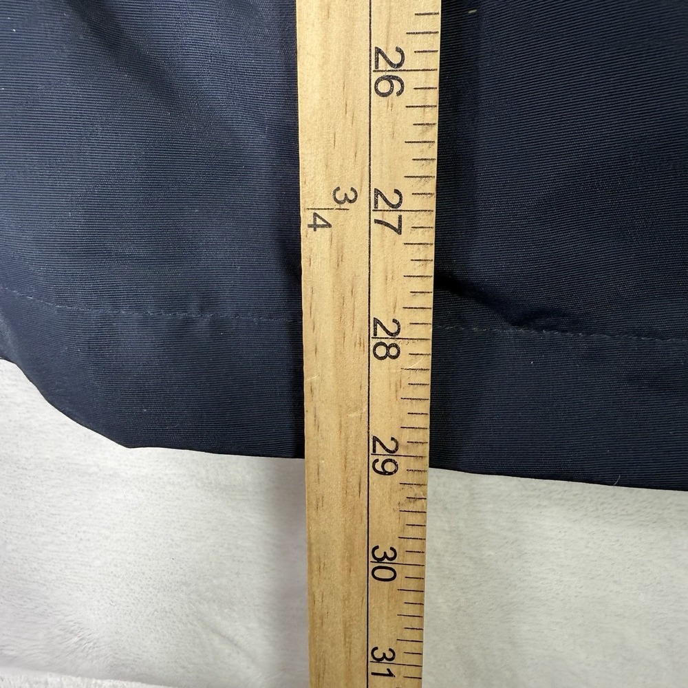 Lands End Jacket Womens Small Blue Hooded Waterproof Lightweight Button Full Zip - Picture 6 of 10
